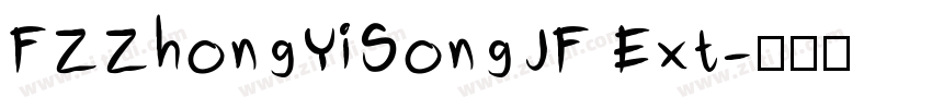 FZZhongYiSongJF Ext字体转换
